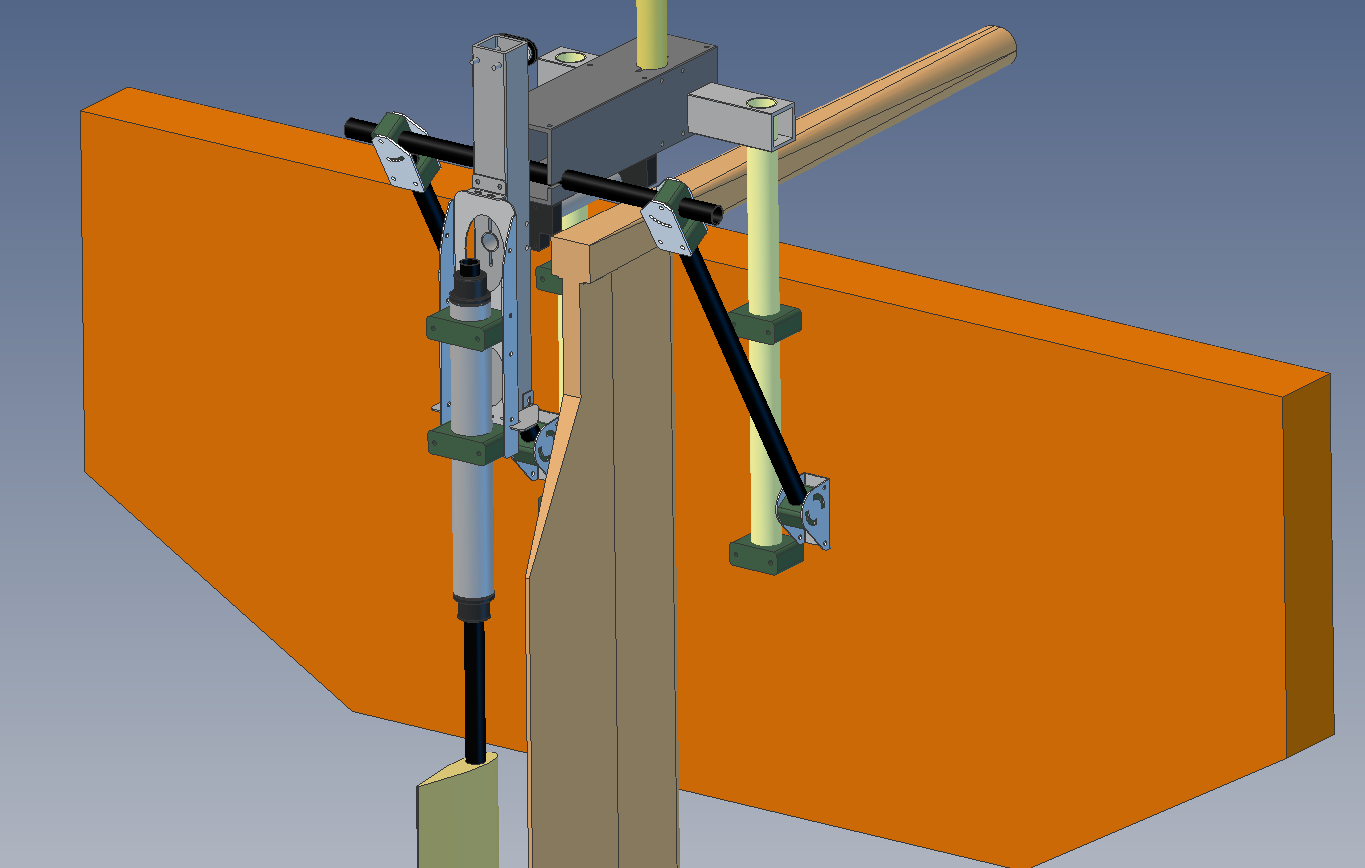 Y&B Above a transom hung rudder